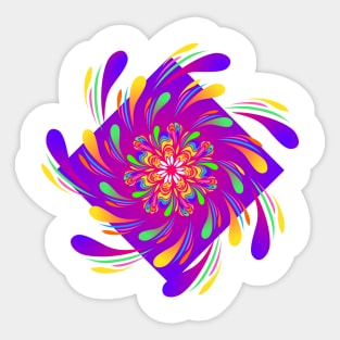 Spiral Flower by #Bizzartino Sticker